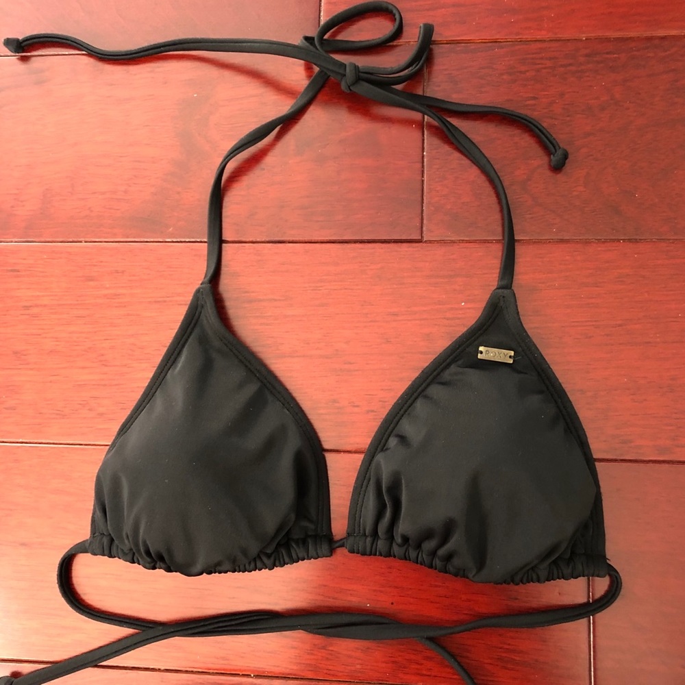 Roxy black bikini top